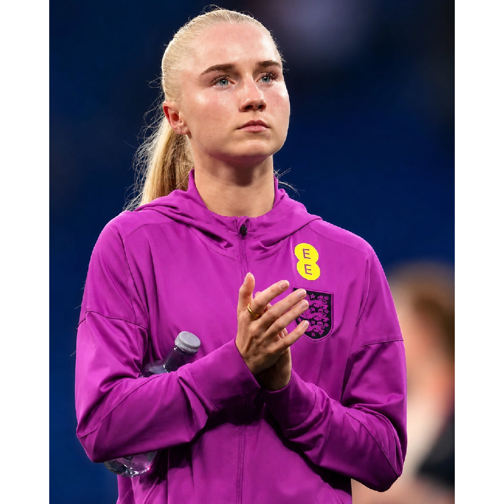 England Lionesses 2026 Purple Zip-Up Hoodie