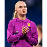 England Lionesses 2026 Purple Zip-Up Hoodie