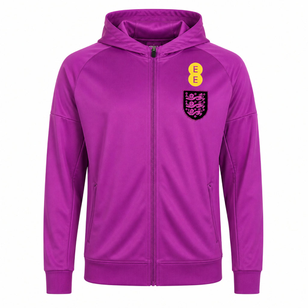 England Lionesses 2026 Purple Zip-Up Hoodie
