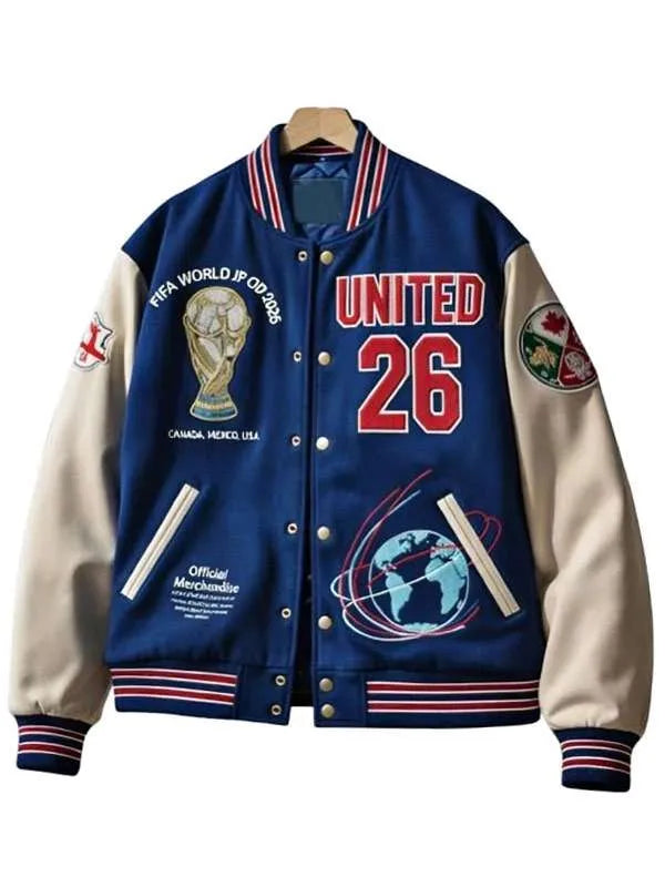 FIFA World Cup UNITED 26 Varsity Jacket