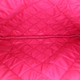 Chanel Small Quilted Caviar O Case Clutch Pink