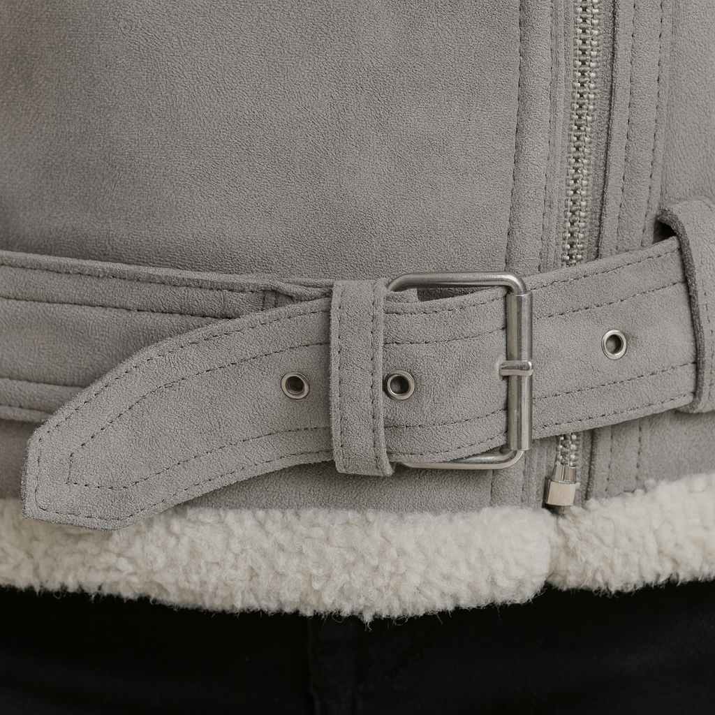 Grey-Suede-Shearling-Womens-Leather-Jacket