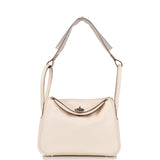 Hermes Lindy 26cm Nata Verso Swift Palladium Hardware