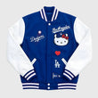Hello Kitty Dodgers Varsity Jacket