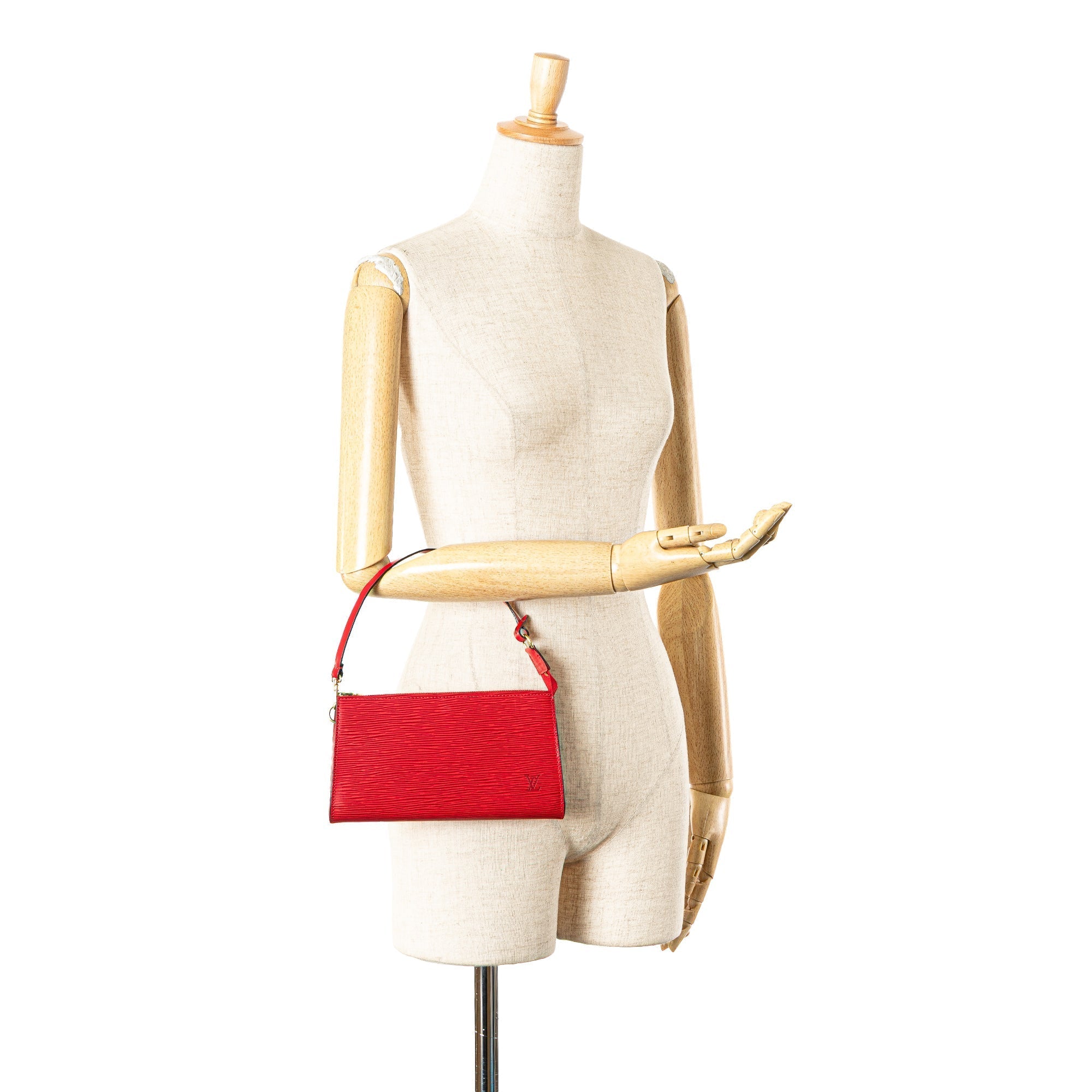 Louis Vuitton Red Epi Pochette Accessoires