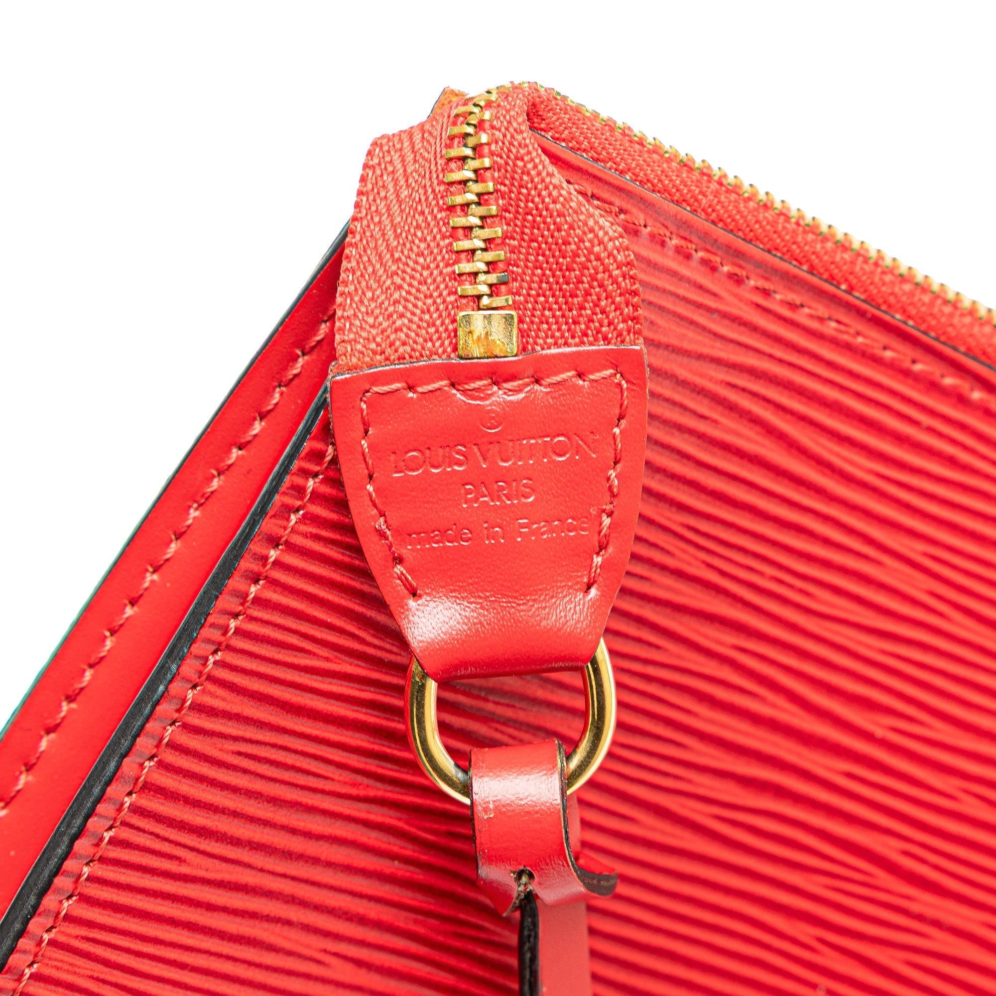Louis Vuitton Red Epi Pochette Accessoires