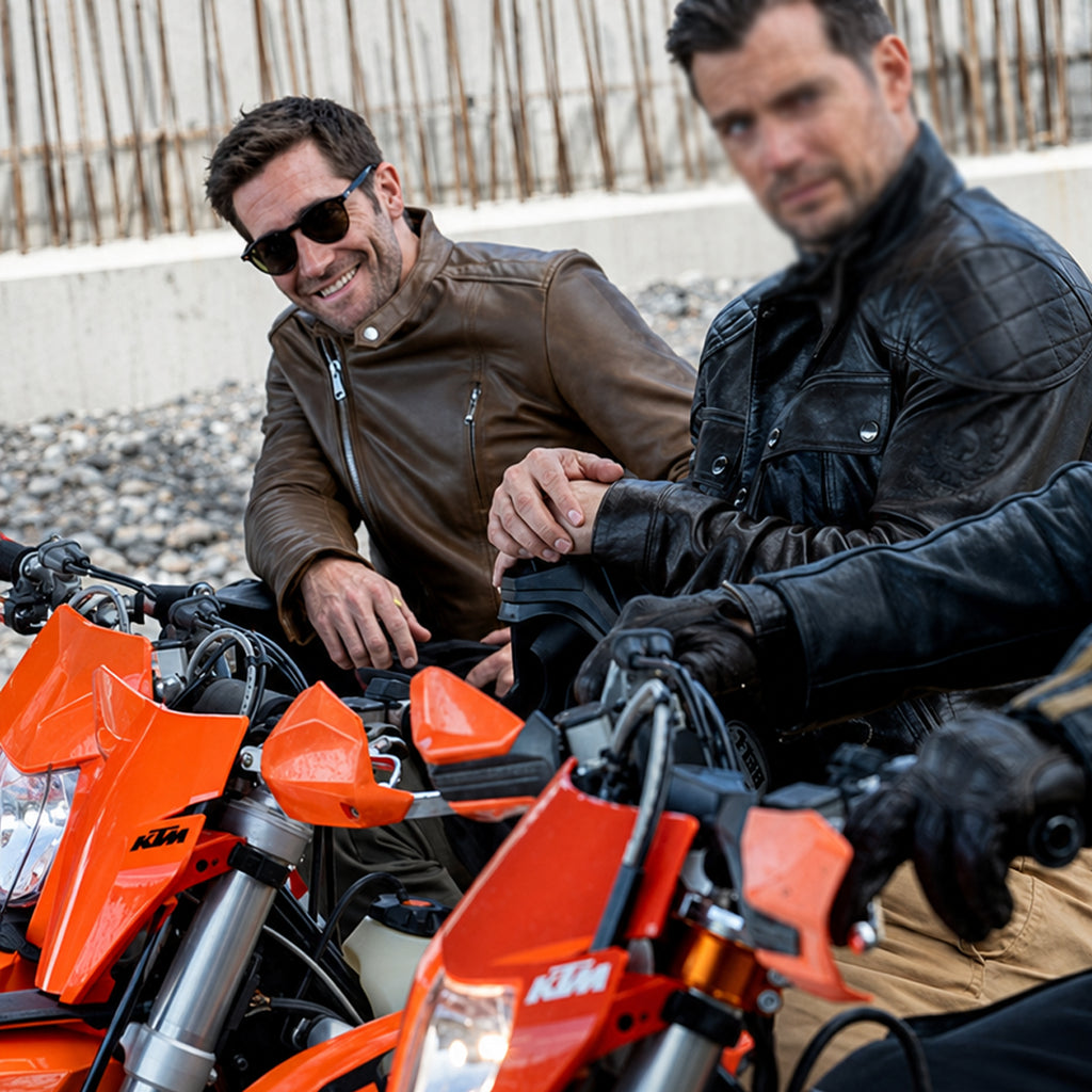 In The Grey 2026 Jake Gyllenhaal Leather Jacket