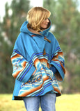 Yellowstone Beth Dutton Blue Hooded Coat