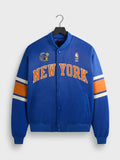 Kith for the New York Knicks 2026 Champions Satin Bomber Jacket