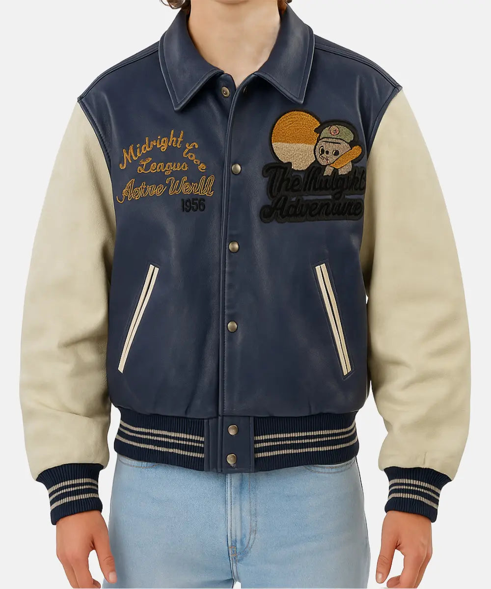 Knicks NBA Game Timothee Chalamet Leather Jacket
