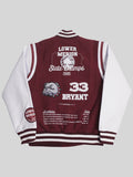 Kobe Bryant Lower Burgundy Varsity Jacket