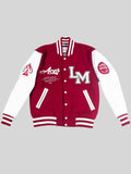 Kobe Bryant Red Letterman Jacket