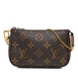 Louis Vuitton Monogram Mini Pochette Accessoires Brown