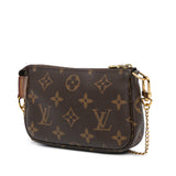 Louis Vuitton Monogram Mini Pochette Accessoires Brown