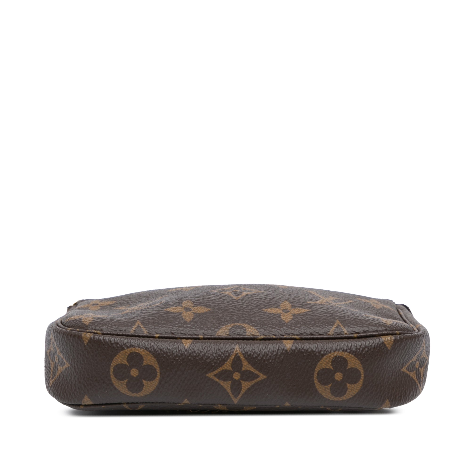 Louis Vuitton Monogram Mini Pochette Accessoires Brown
