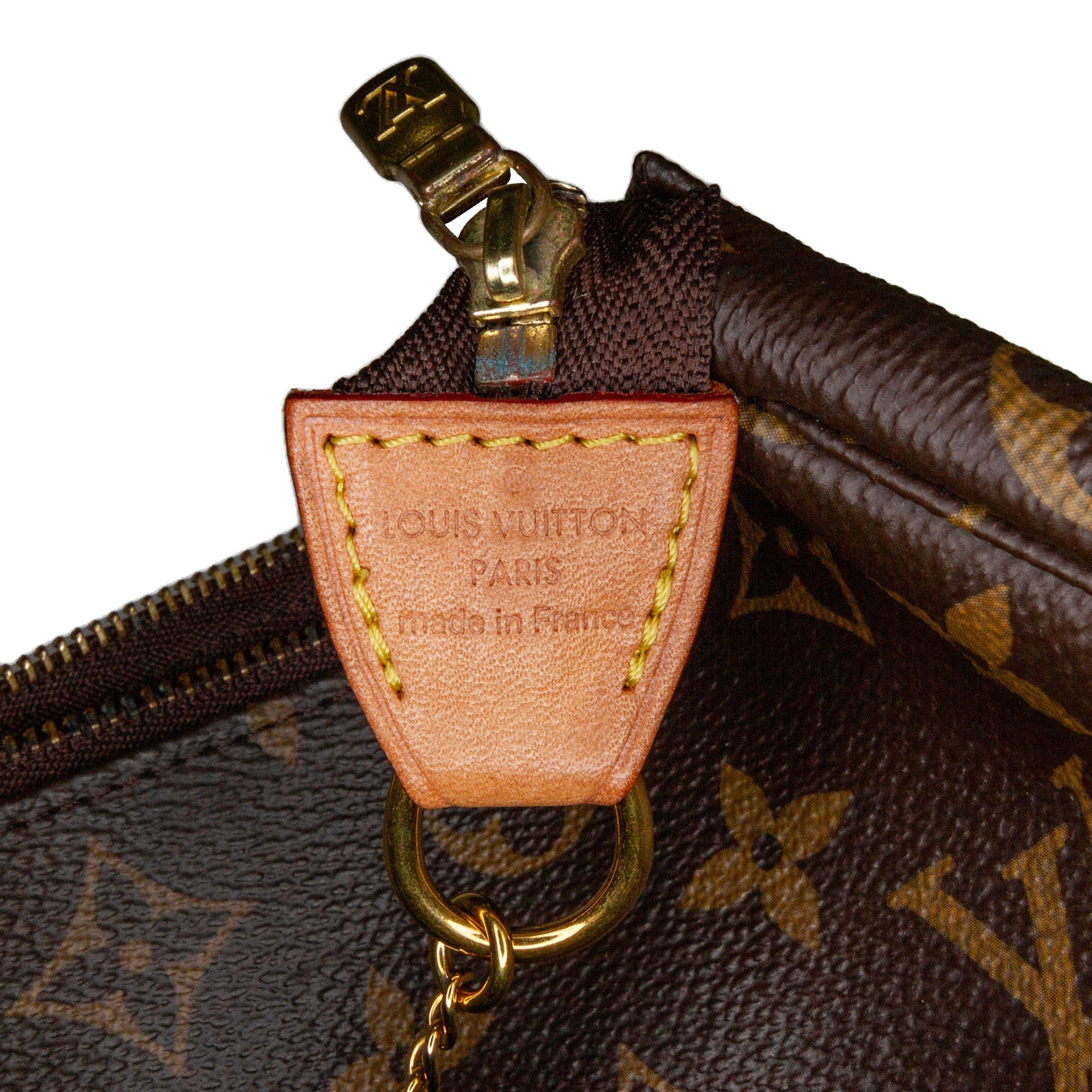 Louis Vuitton Monogram Mini Pochette Accessoires Brown