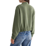 Ladies-Wool-Green-Bomber-Jacket