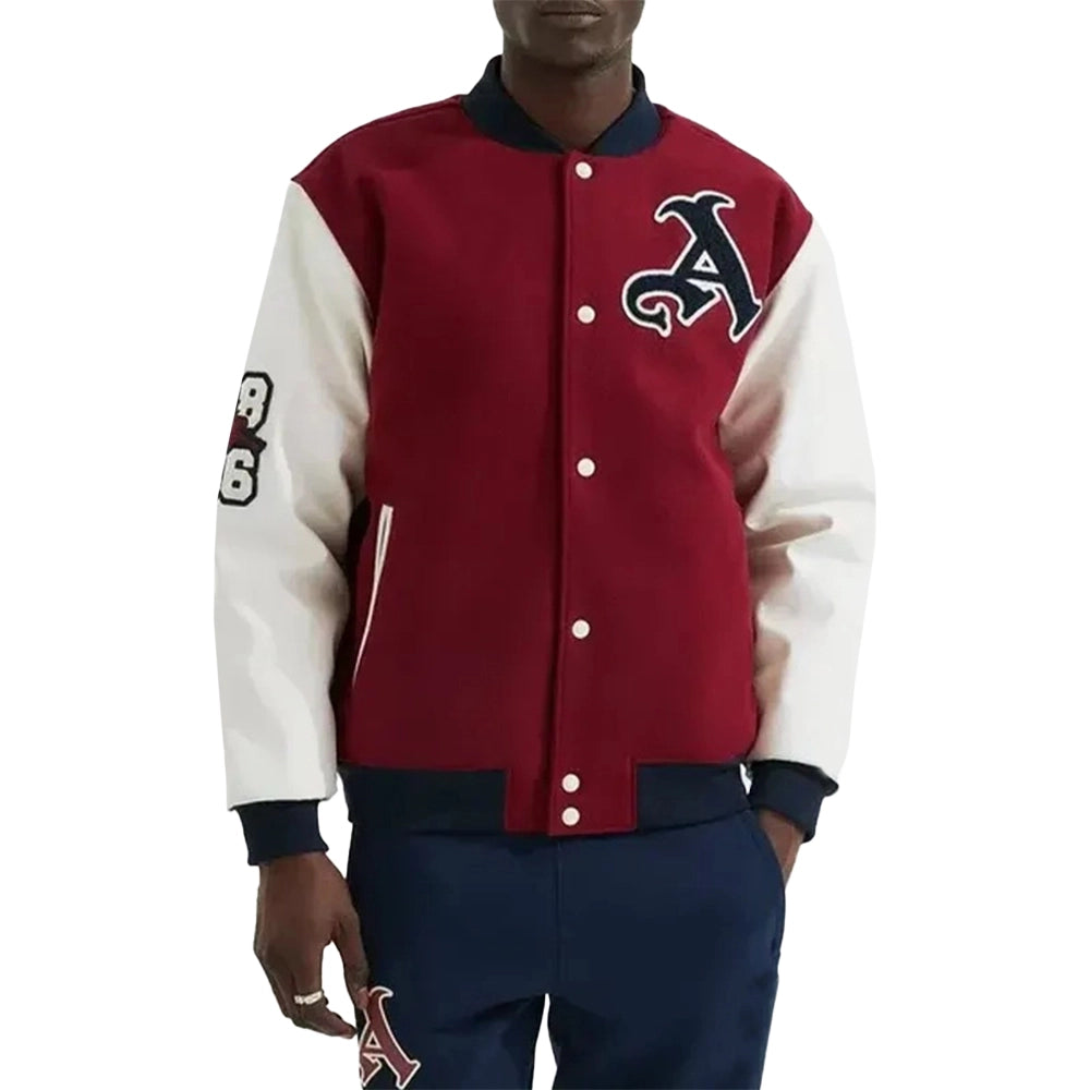 Red Arsenal Varsity Jacket