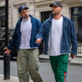 London 2026 Sebastian Stan Blue Denim Jacket