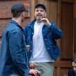 London 2026 Sebastian Stan Blue Denim Jacket