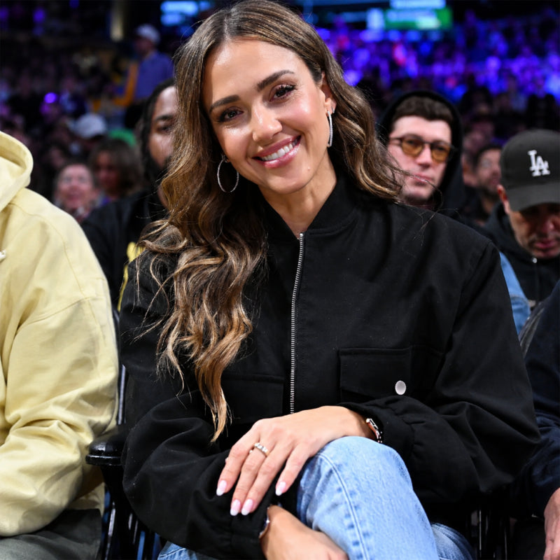 LA Lakers Jessica Alba Game Jacket