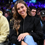 LA Lakers Jessica Alba Game Jacket