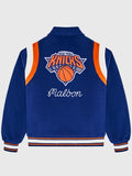 Malbon Golf x Knicks The Garden Varsity Jacket