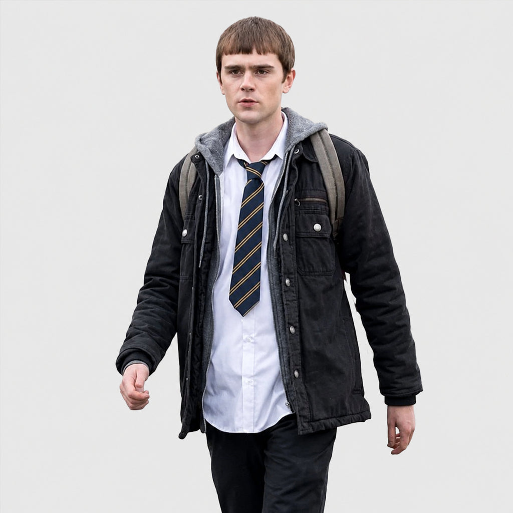 Half Man Young Niall Black Jacket