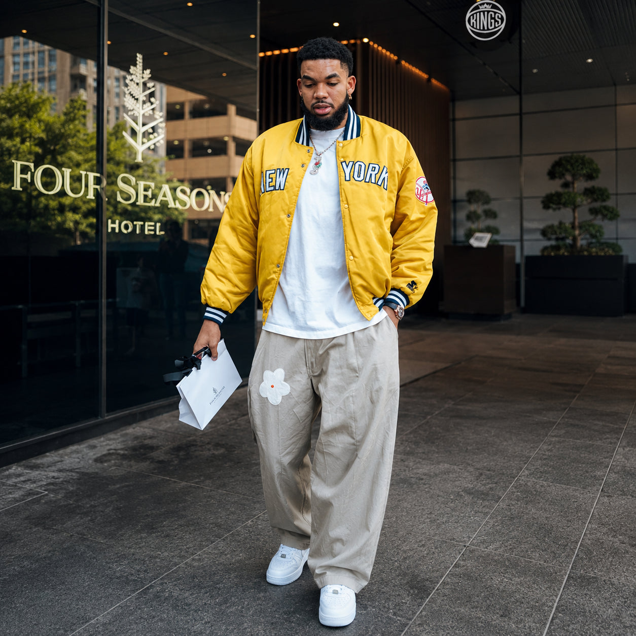 NY Knicks Karl-Anthony Towns Jacket