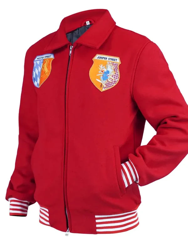 NYC 2026 BTS Kim Taehyung Red Bomber Jacket
