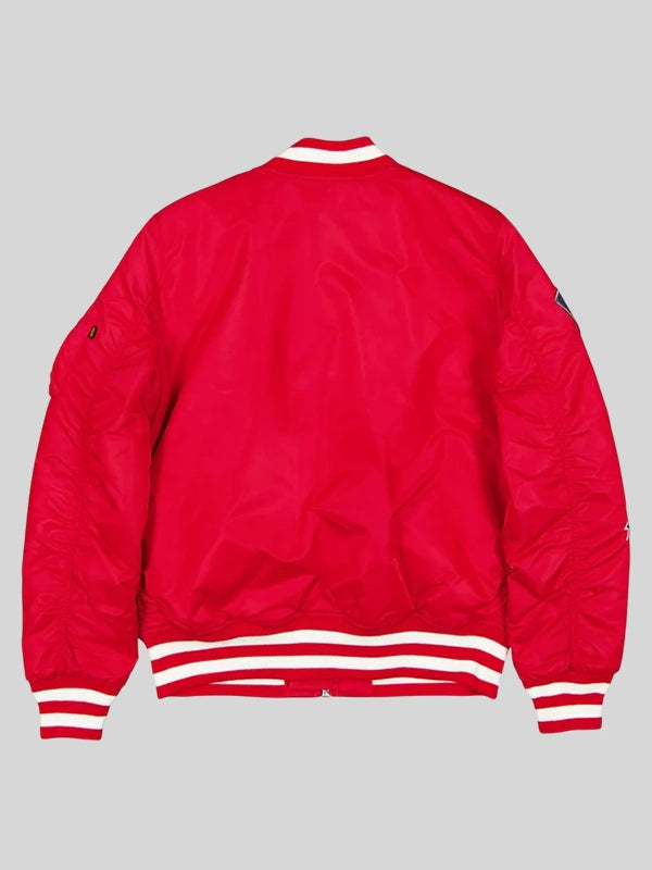 Spike Lee New York Yankees Red Bomber Jacket