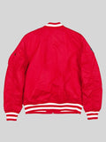 Spike Lee New York Yankees Red Bomber Jacket