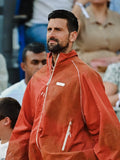 Novak Djokovic Lacoste Orange Track Jacket
