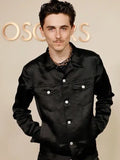 Oscars Dinner 2026 Timothee Chalamet Black Jacket