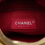 Chanel Small Metallic Lambskin Gabrielle Crossbody Gold