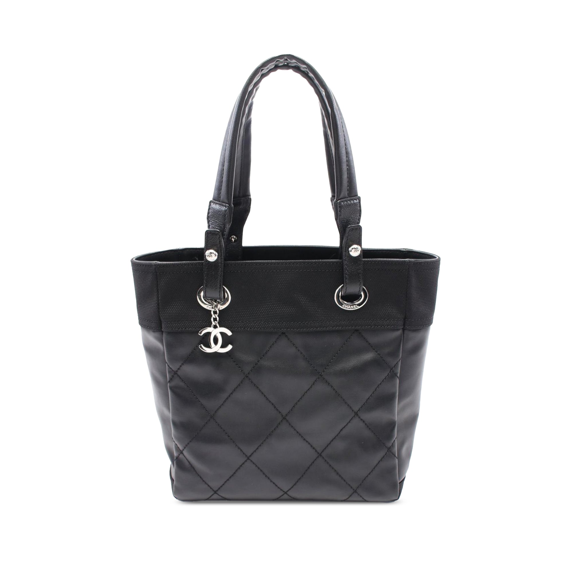 Chanel Small Paris Biarritz Tote Black