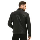 Quilted-Leather-Mens-Black-Motorcycle-Jacket