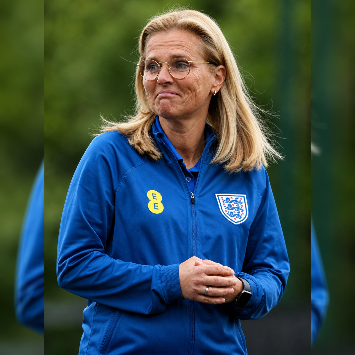 England Lionesses Blue Track Jacket