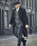 Thomas Shelby Peaky Blinders Black Coat