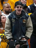 Knicks NBA Game Timothee Chalamet Leather Jacket