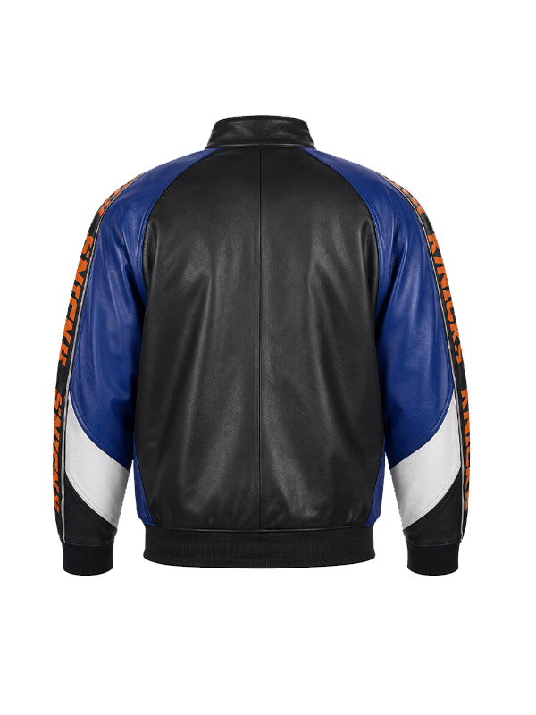 Timothée Chalamet NY Knicks Finals Leather Jacket