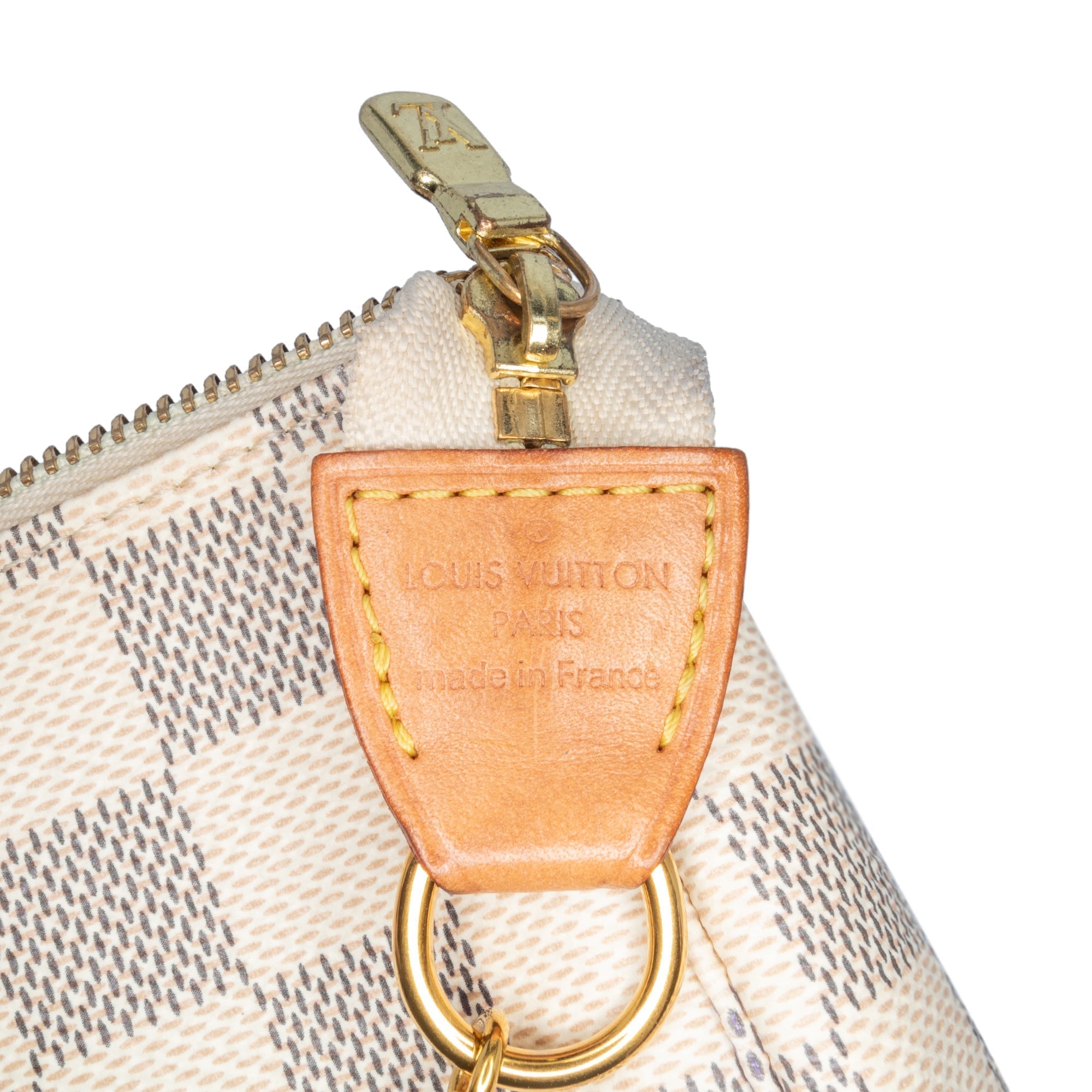 Louis Vuitton Damier Azur Mini Pochette Accessoires White