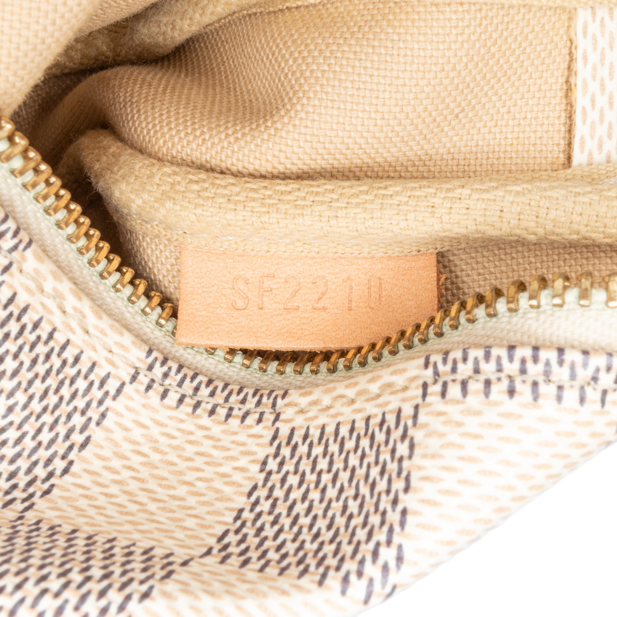 Louis Vuitton Damier Azur Mini Pochette Accessoires White
