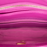 Chanel Small Quilted Lambskin Pillow Crush Flap Purple