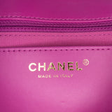 Chanel Small Quilted Lambskin Pillow Crush Flap Purple