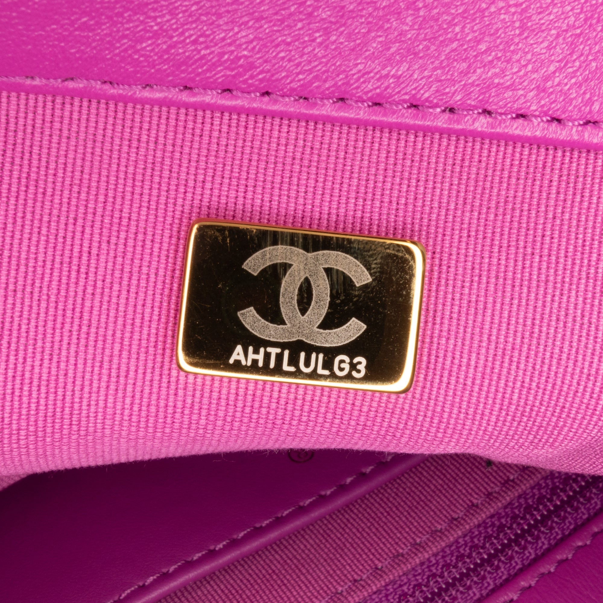 Chanel Small Quilted Lambskin Pillow Crush Flap Purple