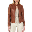 Womens-Dark-Brown-Leather-Cafe-Racer-Jacket