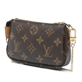 Louis Vuitton Monogram Mini Pochette Accessoires Brown