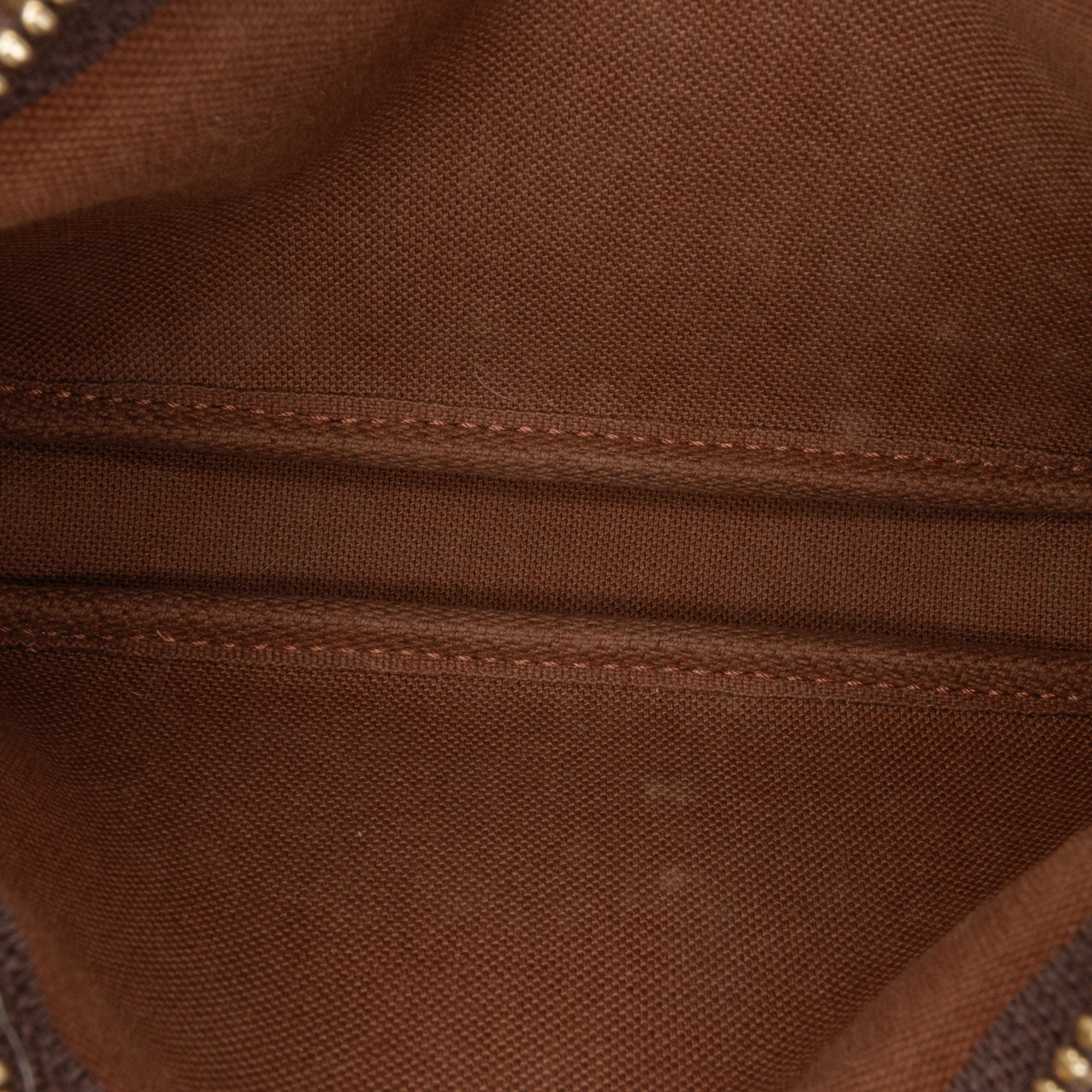 Louis Vuitton Monogram Mini Pochette Accessoires Brown
