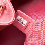 Chanel Small Quilted Calfskin Bucket Bag Pink